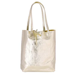 ALEXANDER HEITZShopper Leder Metallic