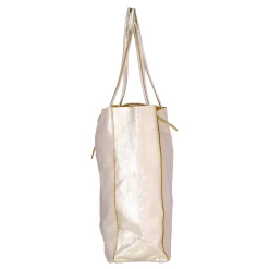 ALEXANDER HEITZShopper Leder Metallic