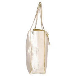 ALEXANDER HEITZShopper Leder Metallic