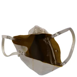 ALEXANDER HEITZShopper Leder Metallic