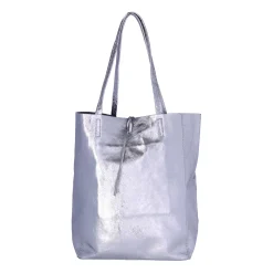 ALEXANDER HEITZShopper Leder Metallic