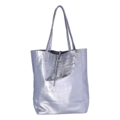 ALEXANDER HEITZShopper Leder Metallic
