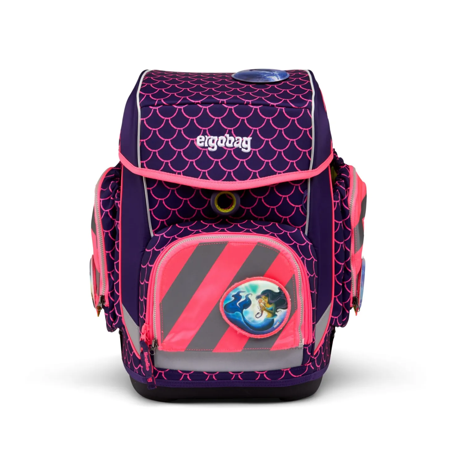 ergobagFluo Zip-Set mit Reflektorstreifen