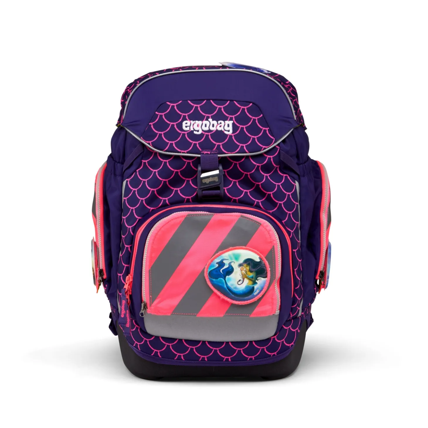 ergobagFluo Zip-Set mit Reflektorstreifen