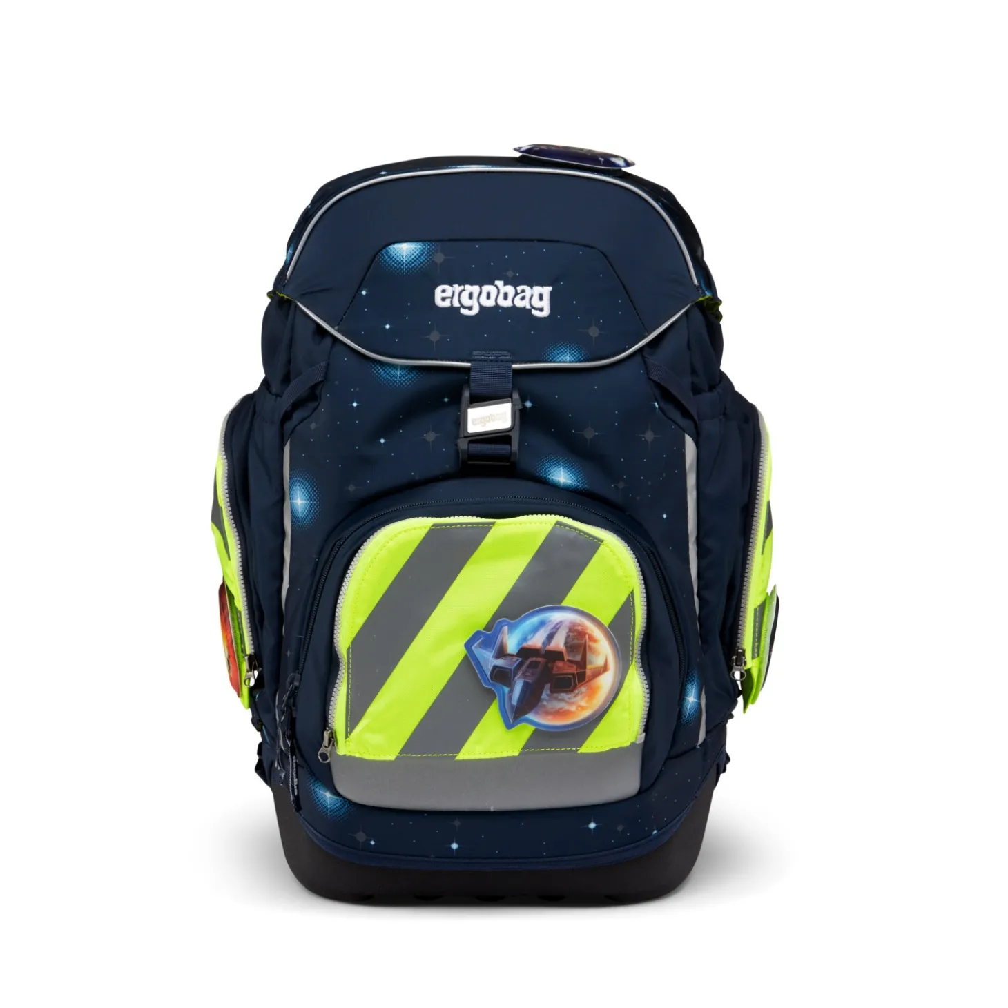 ergobagFluo Zip-Set mit Reflektorstreifen