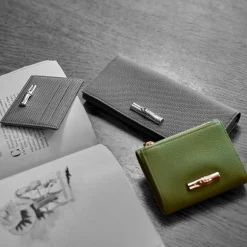 LongchampLe Roseau Börse im Kompaktformat