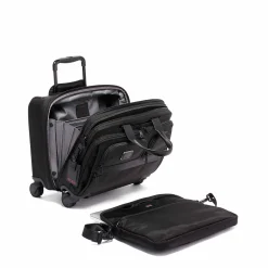 TUMITUMI ALPHA DLX 4 Wheeled Laptop Case Brief
