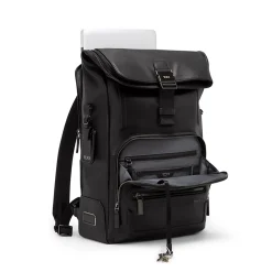TUMITUMI HARRISON Osborn Roll Top Backpack Leather